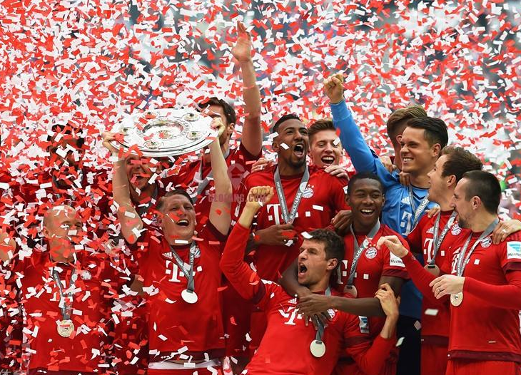 拜仁慕尼黑主场大胜马德里竞技